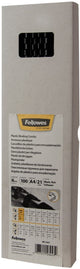 Fellowes bindruggen plastic - 6mm - 21 ringen - tot 20 vel - a4 - zwart - 100 stuks