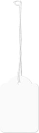 Kangaro draadetiketten - 36x53mm - wit - doos a 250 stuks - prijskaartjes met koord