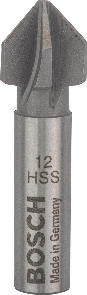 Bosch - Broca avellanadora cónica hss con 5 placas de perforación, DIN 335 12,0 mm, m6, 40 mm, 8 mm