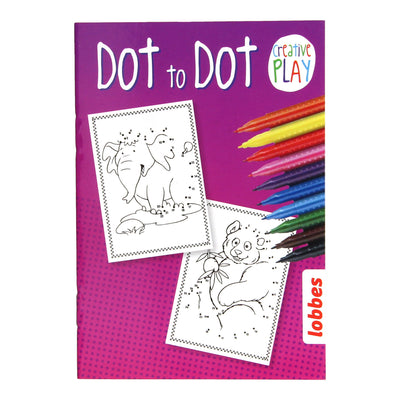 Lobbes libro da colorare animali a6 collega i numeri