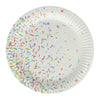 Papieren feest borden 23cm, 10st.