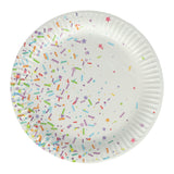 Papieren feest borden 23cm, 10st. - afbeelding 3