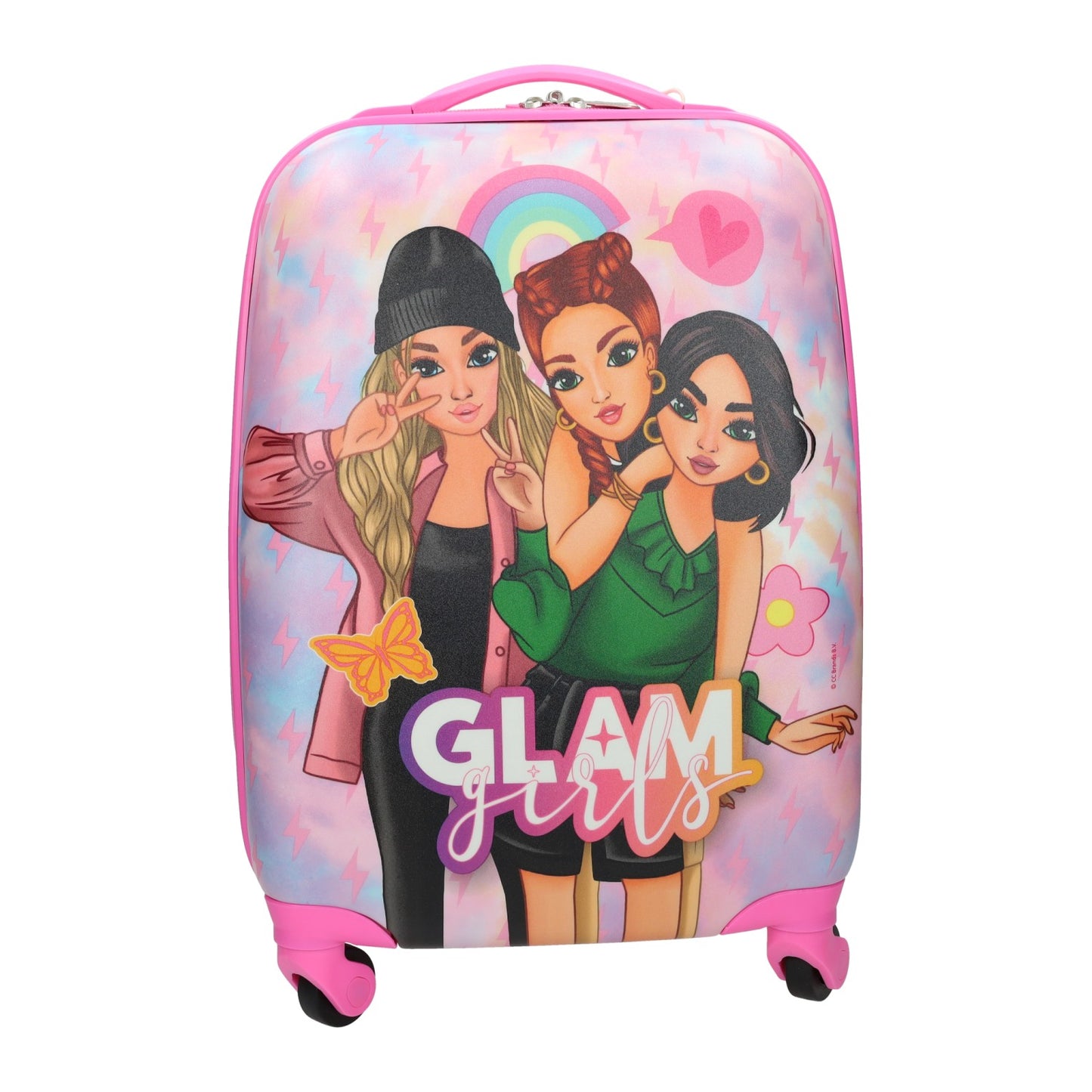 Valigia bagaglio a mano per ragazze glamour