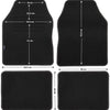 PETEX TARP FLORIDA3 GR.0 Black 4 pezzi