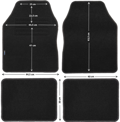 PETEX TARP FLORIDA3 GR.0 Black 4 pezzi