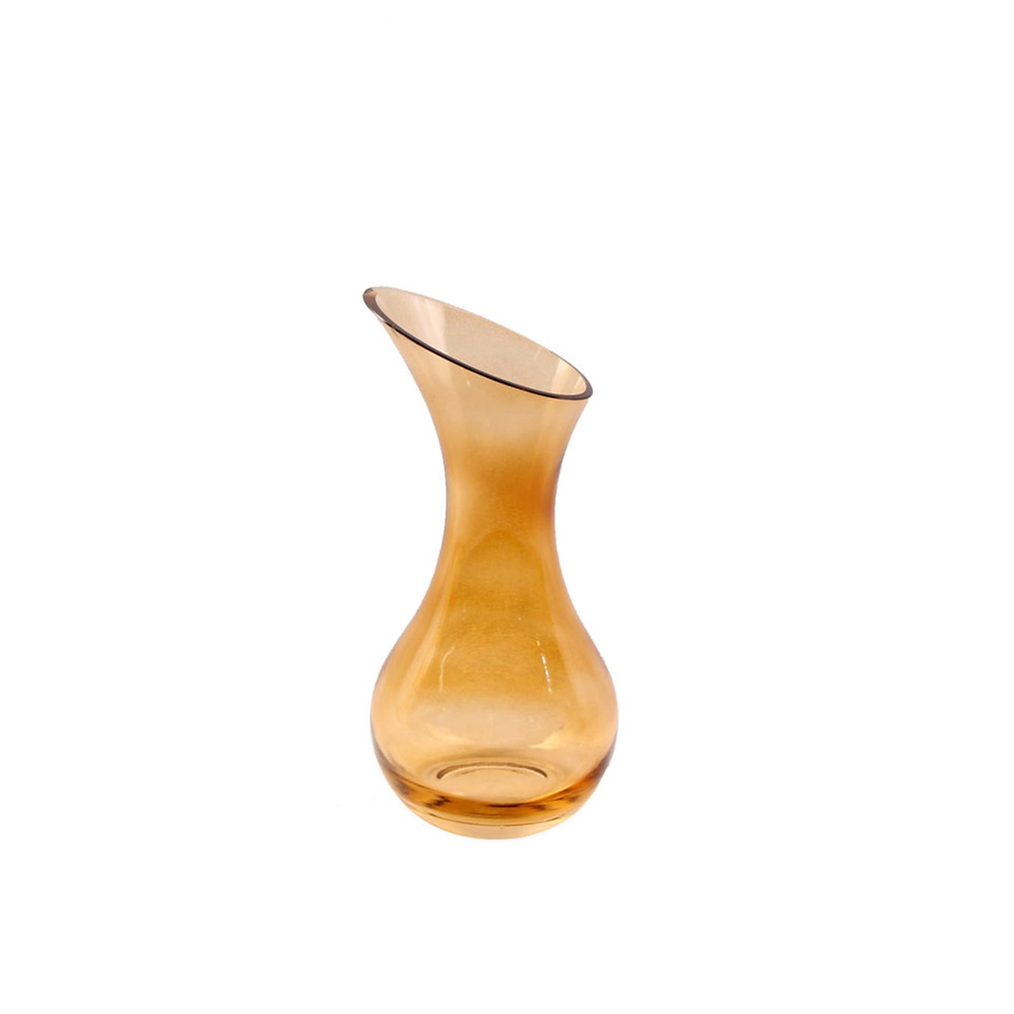 House of Nature jarrón balatan cristal 20cm marrón