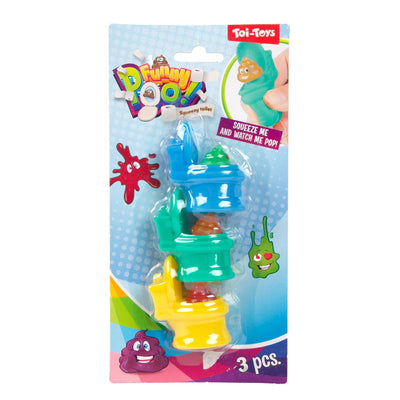 Toi-toys spremere la toilette glitterata 3 pz