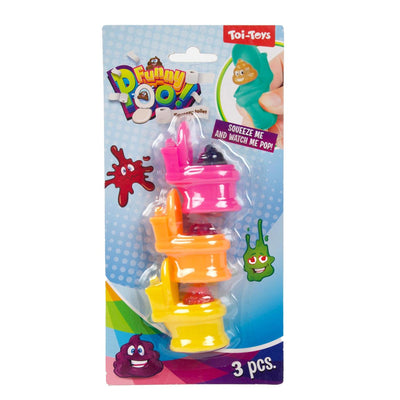 Toi-toys spremere la toilette glitterata 3 pz