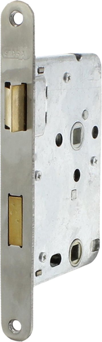 Cerradura para inodoro Starx placa frontal acero inoxidable