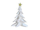 House of nature deco kerstboom papier 28cm wit