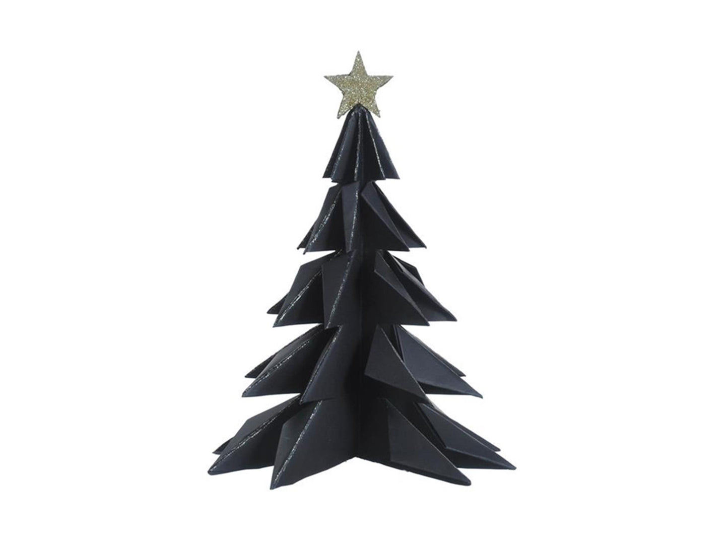 House of Nature deco árbol de Navidad papel 28cm negro