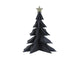 House of Nature deco árbol de Navidad papel 28cm negro