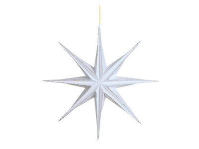 Ciondolo Casa della natura stella di carta ø28cm bianco