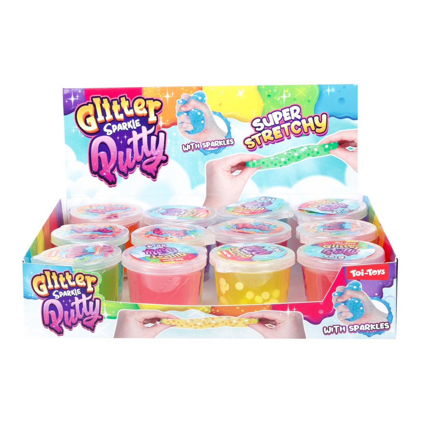 Toi-toys stucco con glitter 6ass