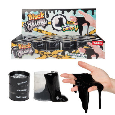 Toi-toys slime in mini barile di petrolio nero