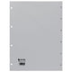 Schede stesso grigio da 1 a 6 a4 in polipropilene