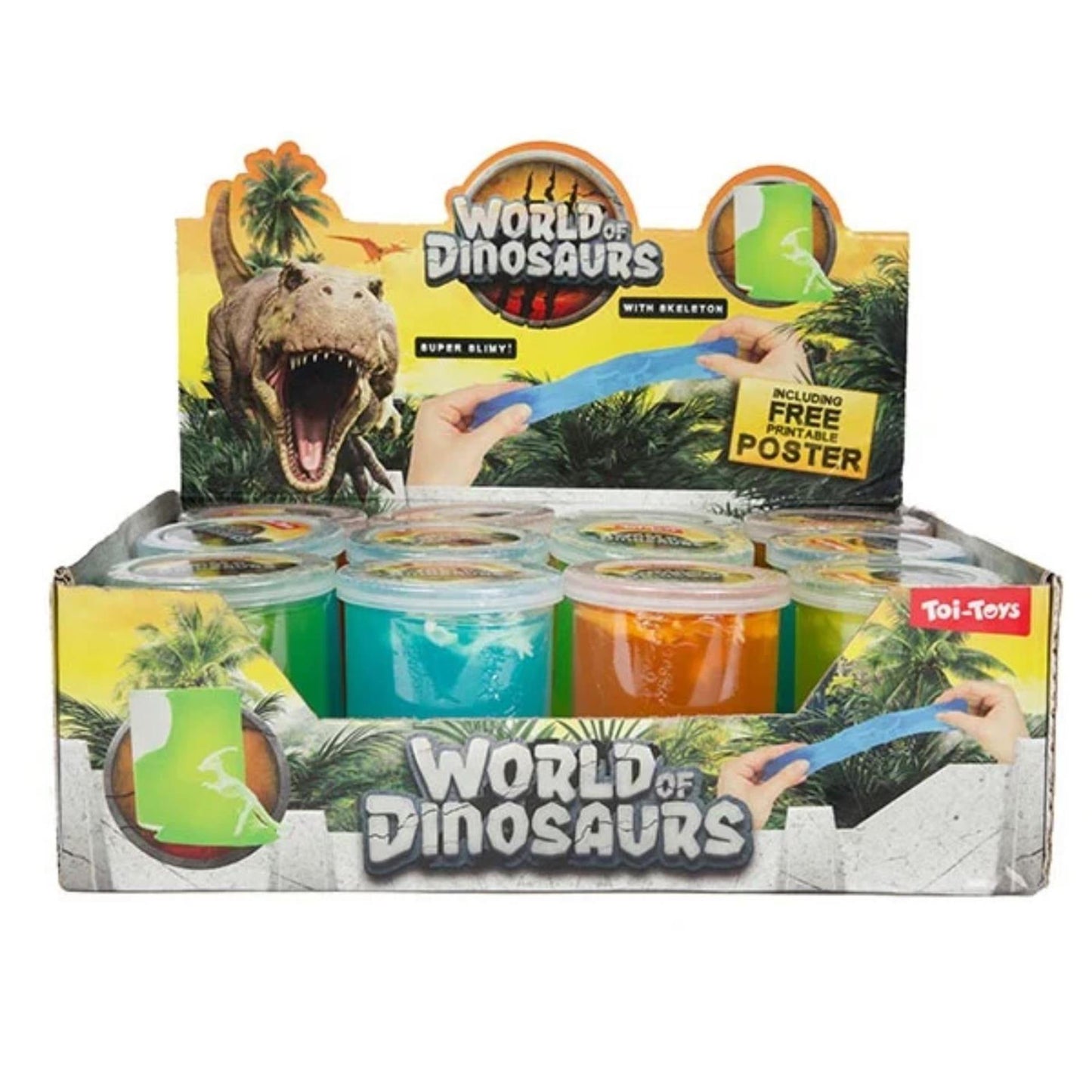 Stucco di World of Dinosaurs con scheletro