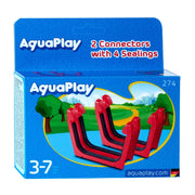 Aquaplay big - - connector met afdekstrips 2x - waterbaanaccessoires - afbeelding 2