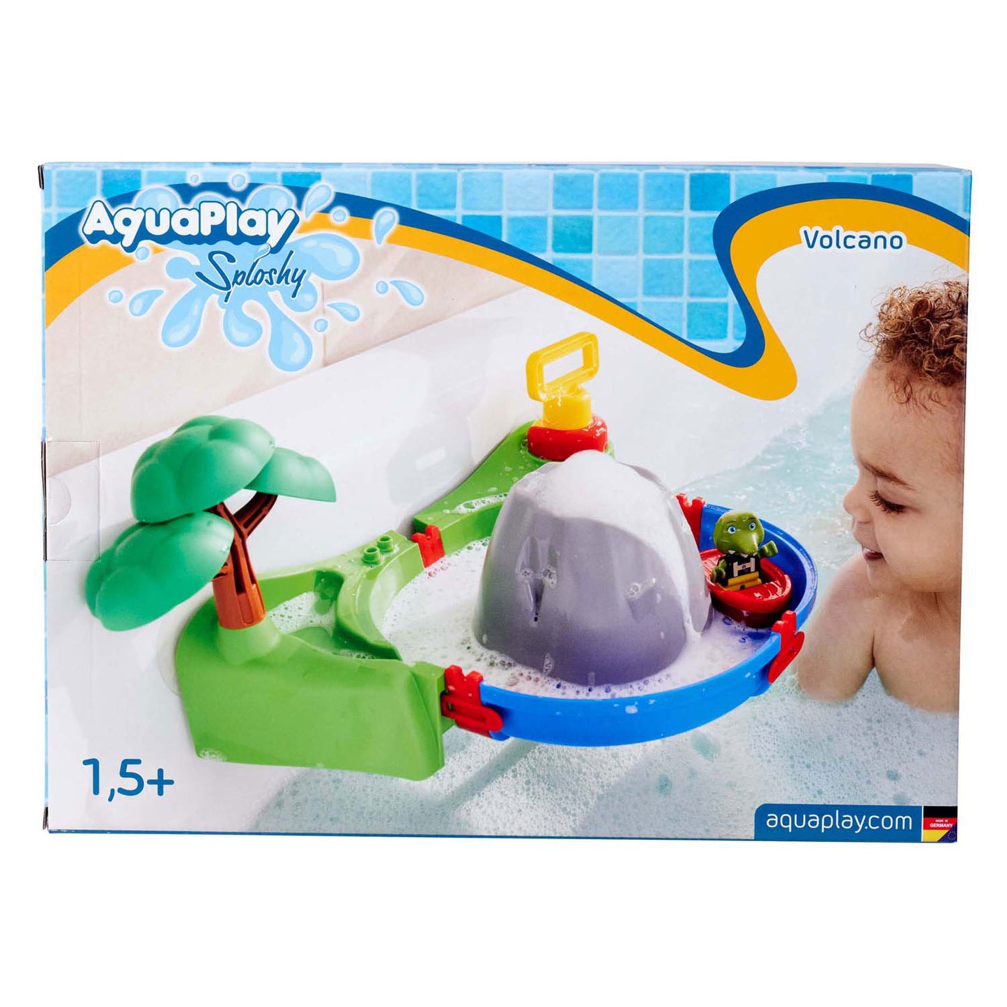Set da gioco per il bagno con vulcano Aquaplay