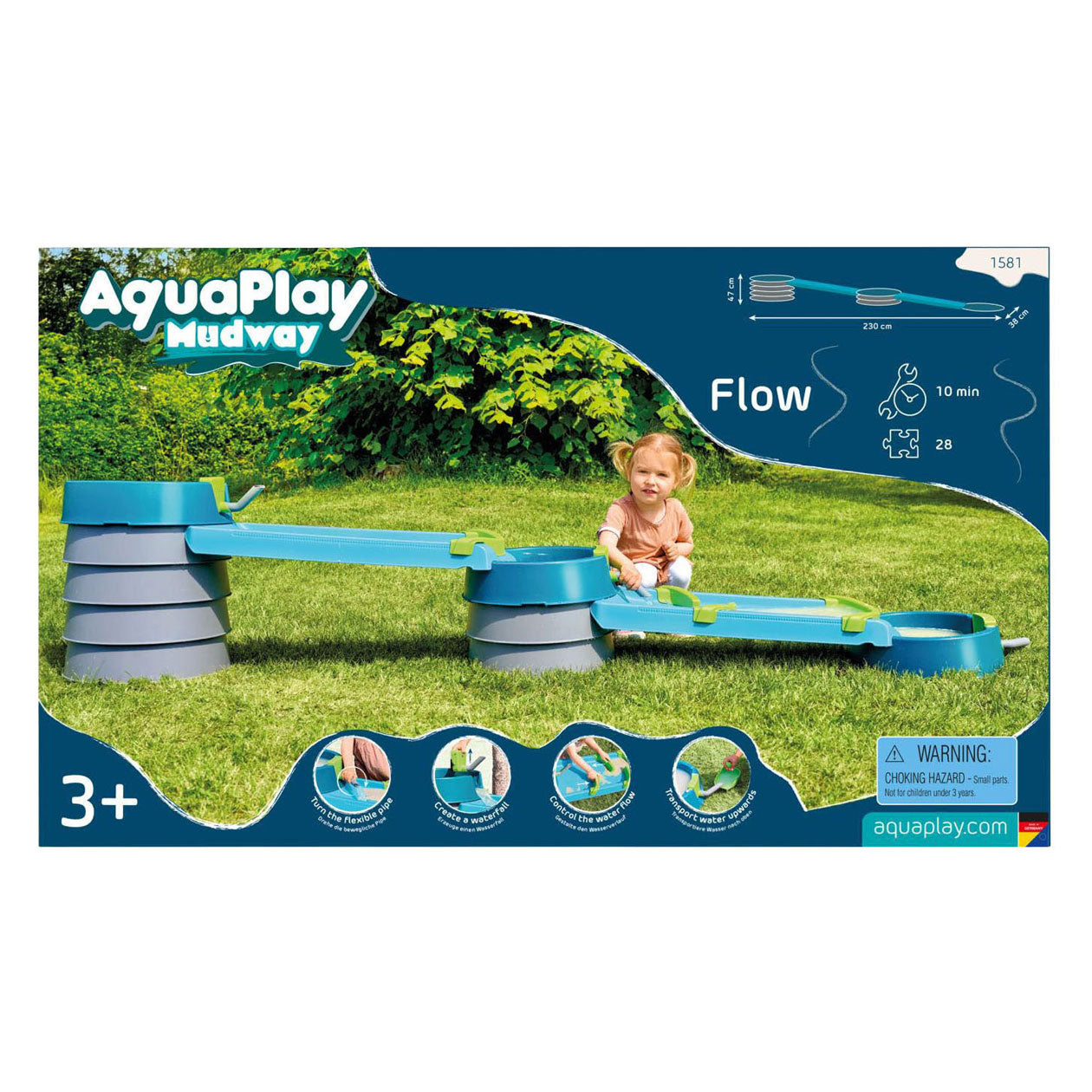 Aquaplay - waterbaan - mudway flow - modderbaan