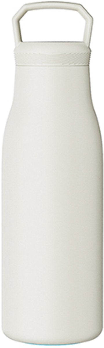 Termo sin marca sans marque kozie de 360 ml – acero inoxidable – aislamiento de doble pared – beige crema – botella a prueba de fugas