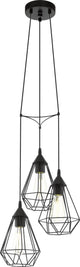 Eglo tarbes hanglamp - e27 - ø 31 cm - zwart