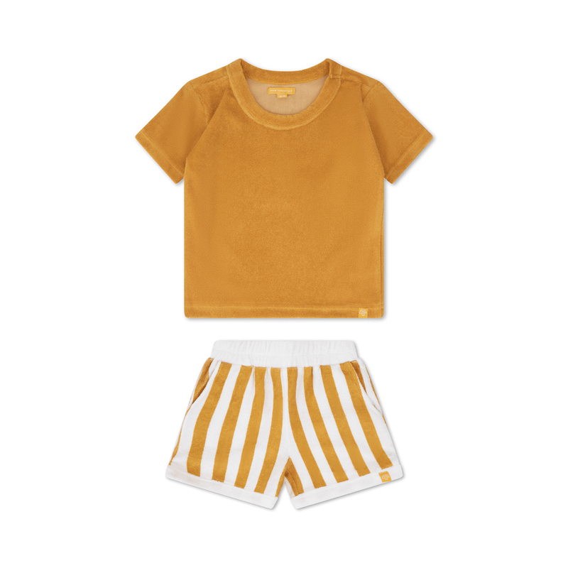 Flusso | Set di ragazzi bianchi gialli - Terry