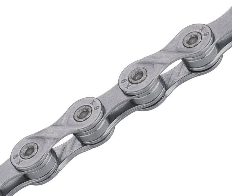 KM C X9 Catena per biciclette 9 Velocità 1 2x3 32 116 Silver argento