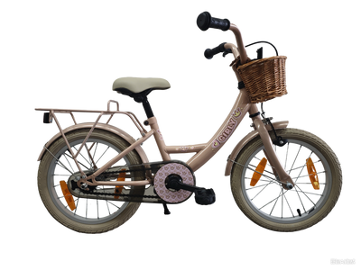 Hulzebos cycle parts b.v. bfk 16 girly meisjes roze + mand 16gg30