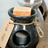Ideas 4 seasons vesuvius geurbrander zwart ø10x10cm