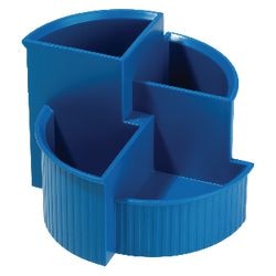 Bandeja para bolígrafos Imp helit poliestireno lineal azul