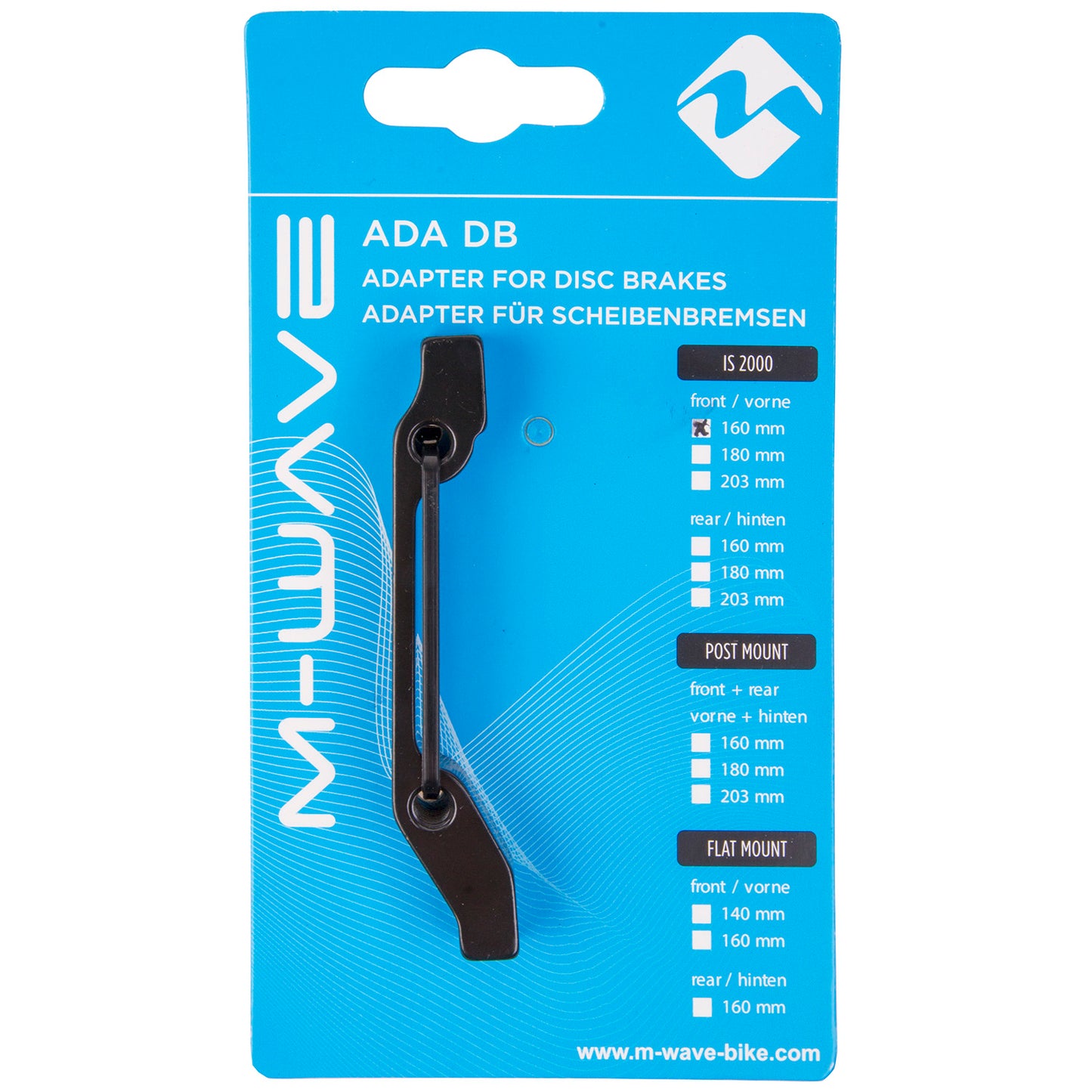 Adattatore M-wave ada db is1 per freni a disco