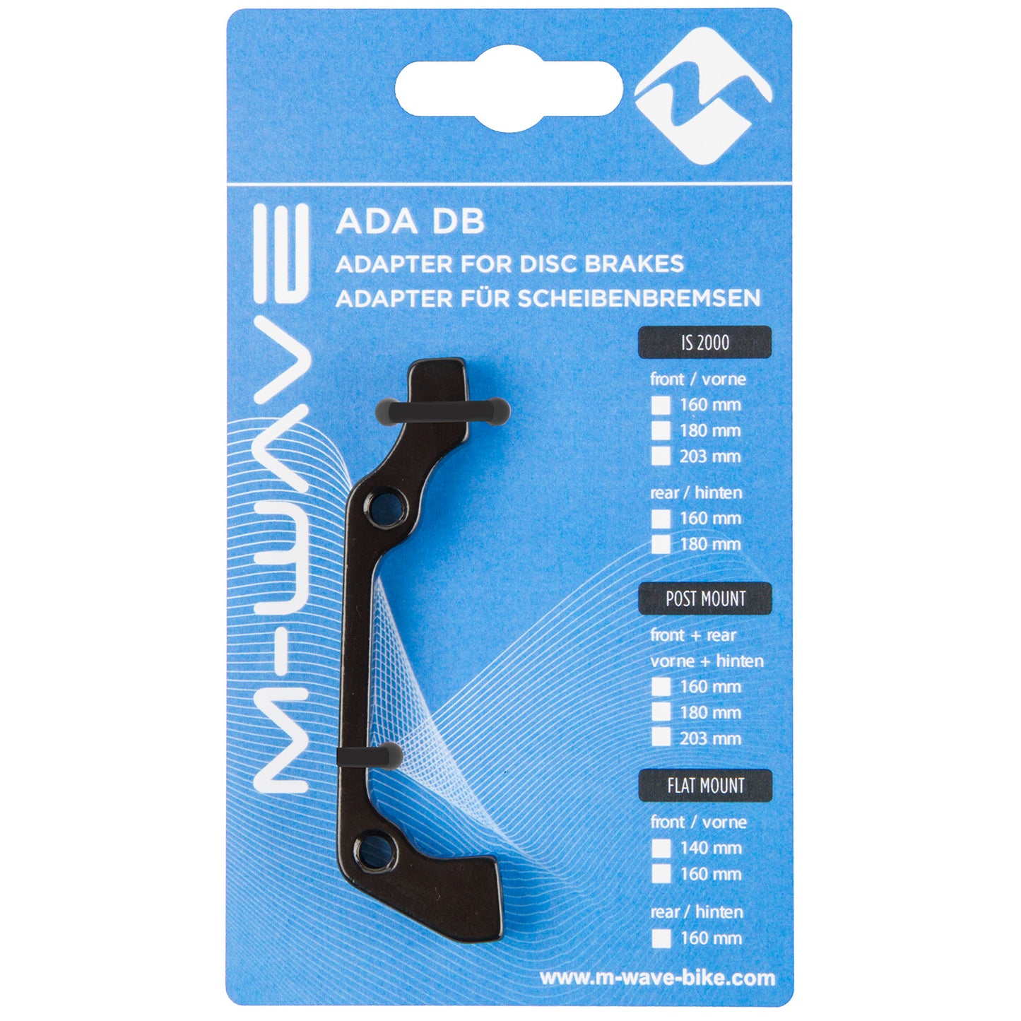 Adattatore M-wave ada db is2 per freni a disco