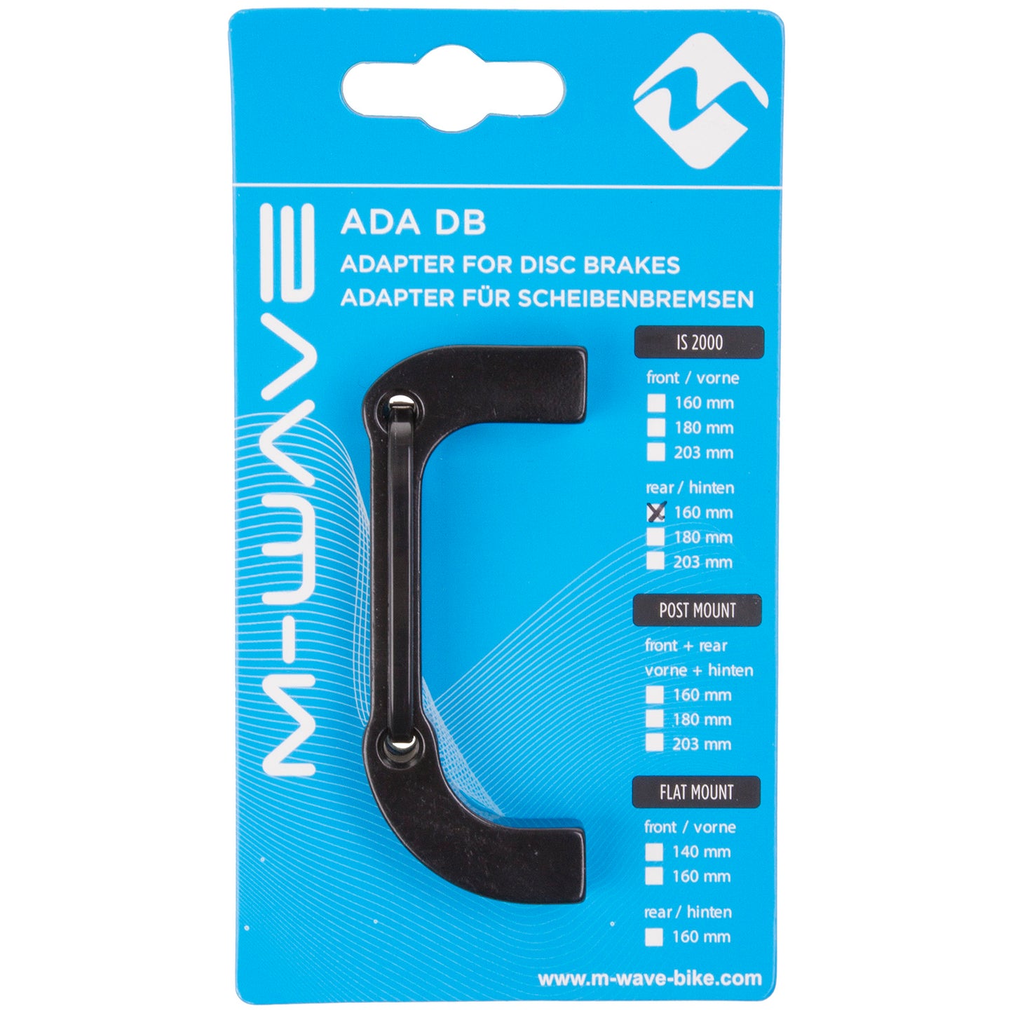 Adattatore M-wave ada db is4 per freni a disco