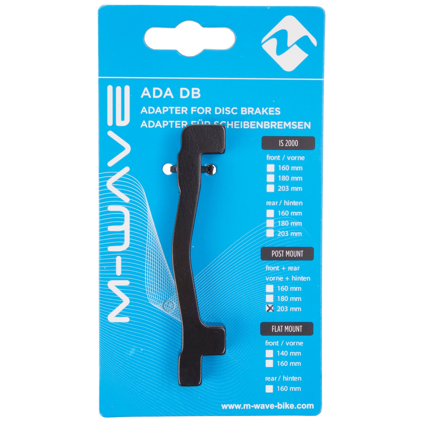 Adattatore M-wave ada db pm2 per freni a disco