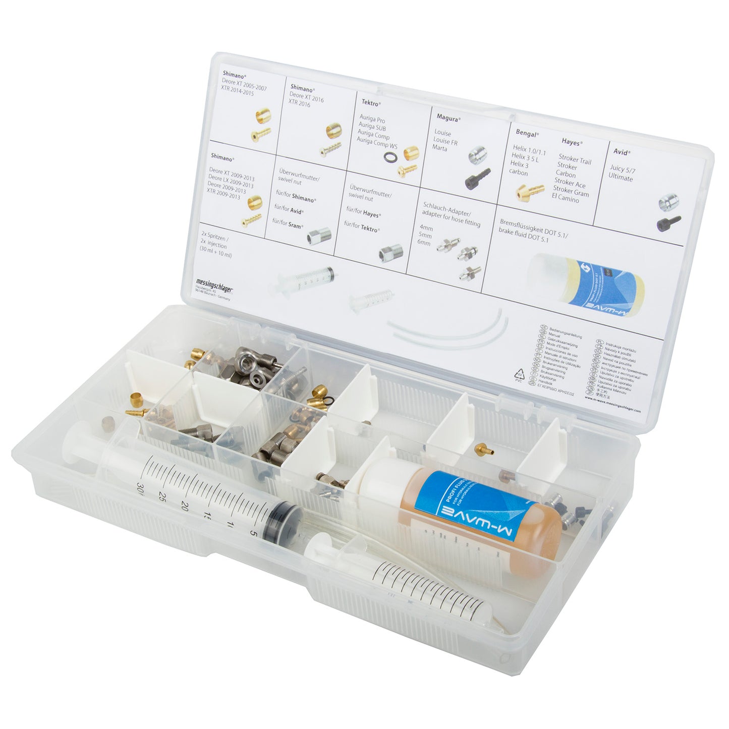 Kit spurgo M-wave Brake Doc Box per freni a disco
