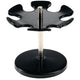 Maul 6 tallos colgador de tallos redondo negro 11 x 11 x 10 cm
