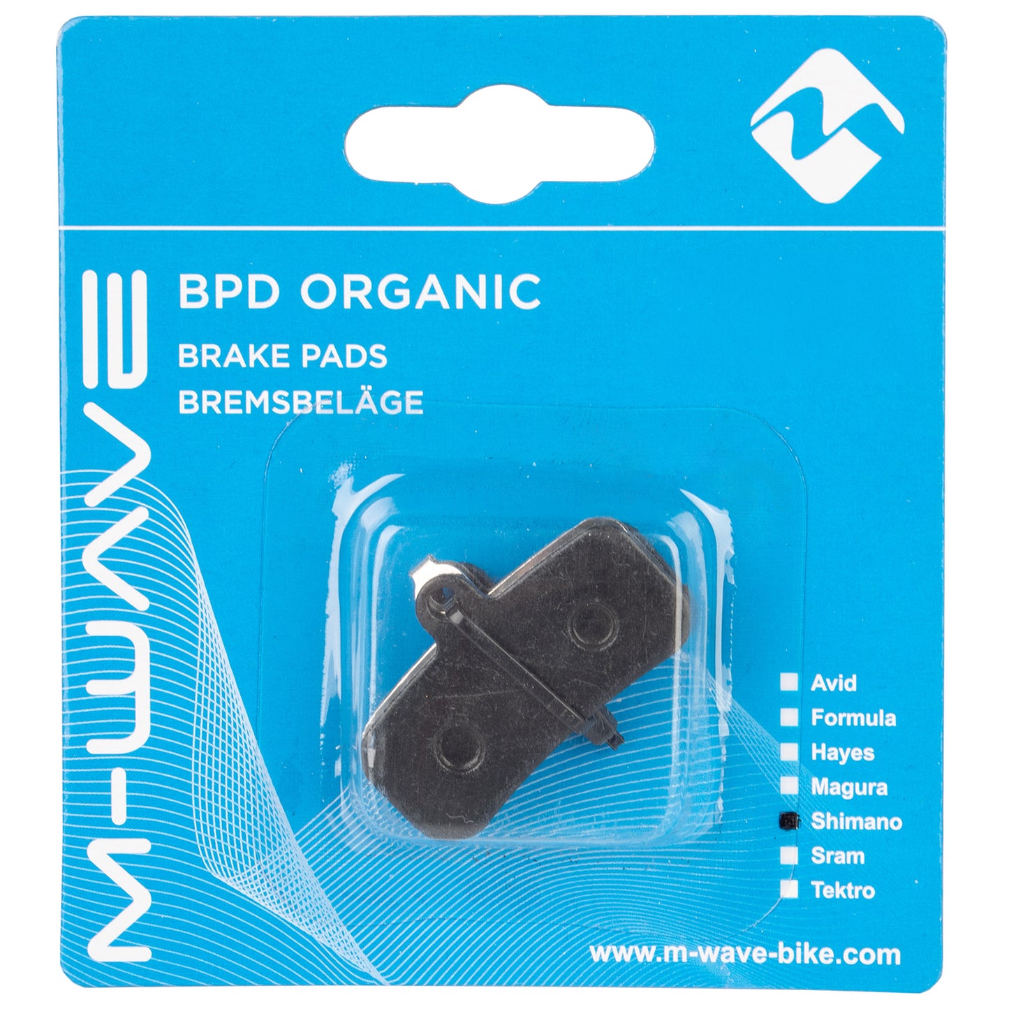 Pastiglie freno M-wave bpd organic s2 per freno a disco