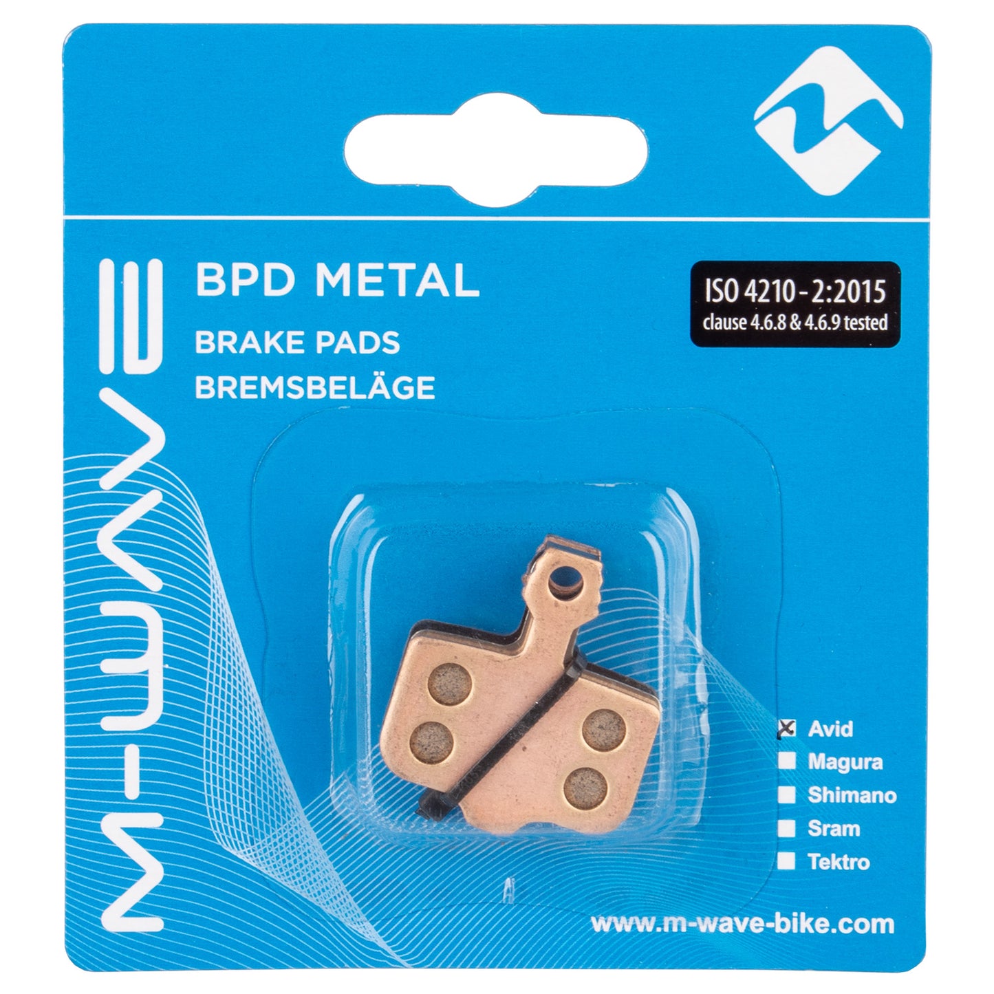 Pastiglie freno M-wave bpd metal as1 per freno a disco