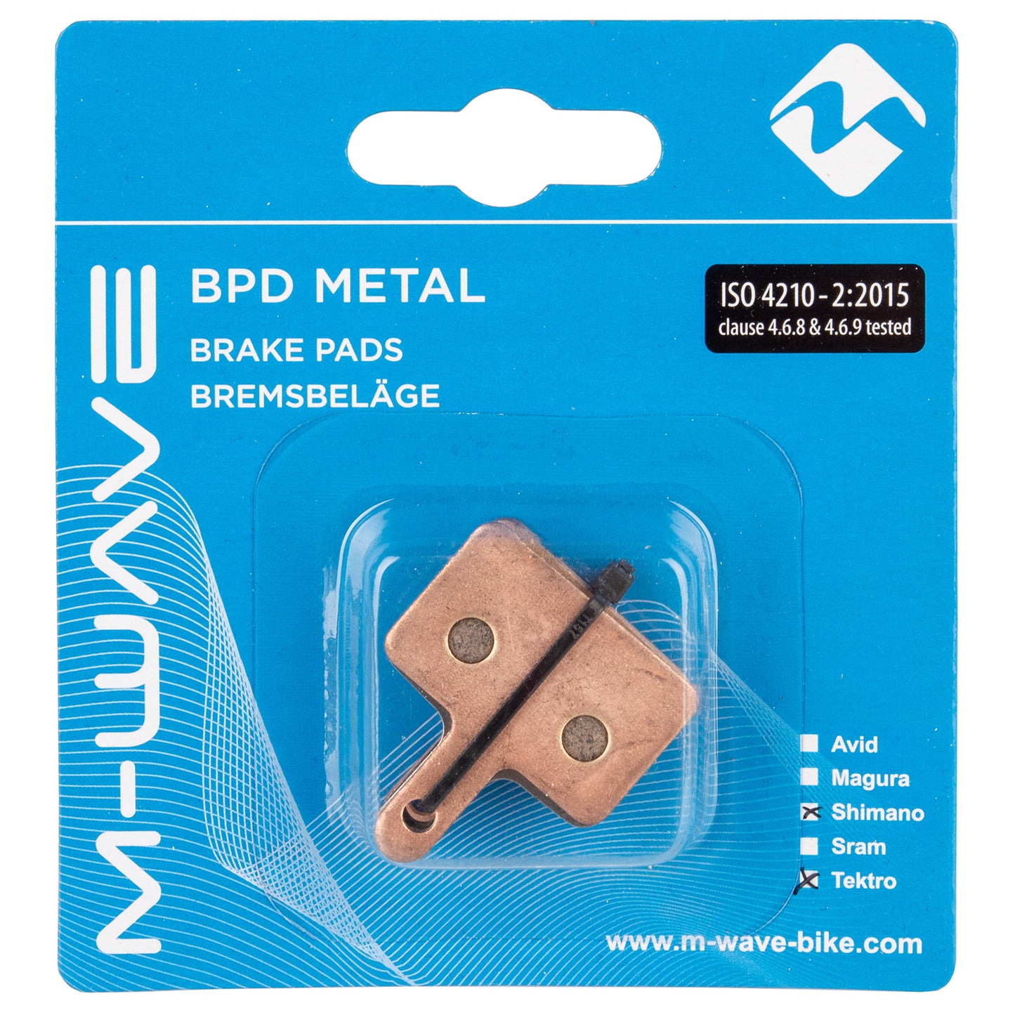 Pastiglie freno M-wave bpd metal stp1 per freno a disco