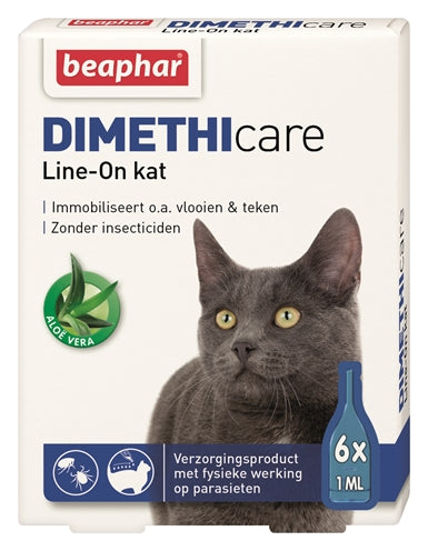 Beaphar dimethicare line-on gatto contro pulci e zecche
