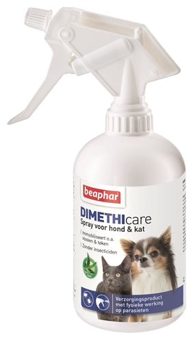 Beaphar dimethicare spray dog ​​gato contra pulgas y garrapatas