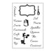 Vaessen creative • clear stamps franse ingrediënten 17st.