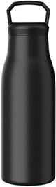 Termo sin marca sans marque kozie de 360 ml – acero inoxidable – aislamiento de doble pared – negro – botella a prueba de fugas