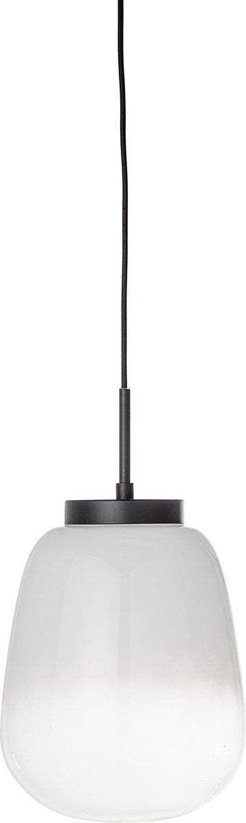 Bloomingville - lampada a sospensione in ce - bianco - vetro