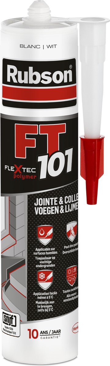Rubson 1006954 - ft101 polímero blanco 280ml | 6 piezas