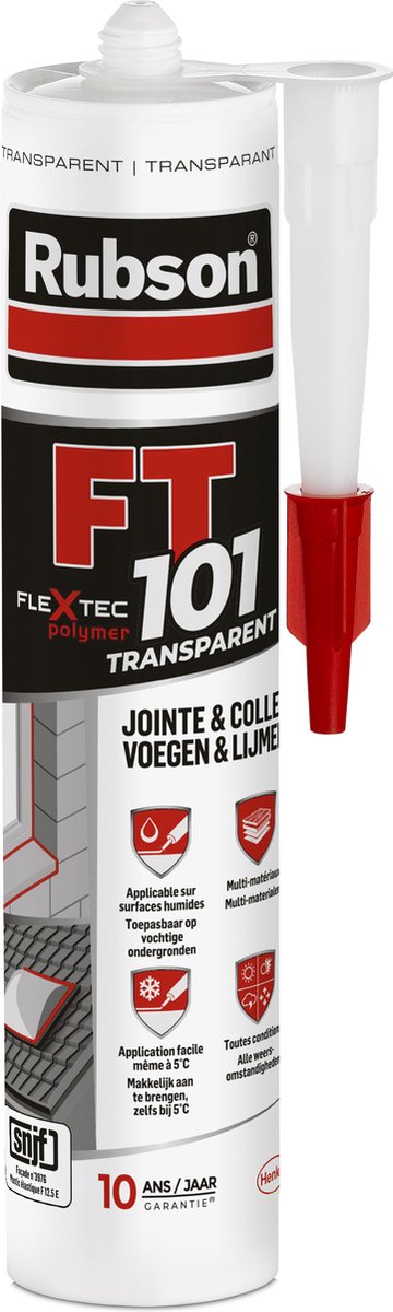 Rubson 1005163 - ft101 transparente 280ml | 6 piezas