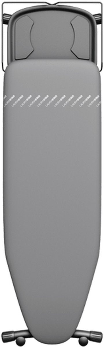 Tabla de planchar Laurastar plus, 42 cm x 125 cm, 100% algodón, apta para la mayoría de planchas de vapor, altura regulable, par de ruedas integradas, 9 kg, almacenamiento cómodo