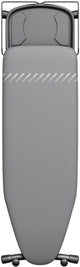 Tabla de planchar Laurastar plus, 42 cm x 125 cm, 100% algodón, apta para la mayoría de planchas de vapor, altura regulable, par de ruedas integradas, 9 kg, almacenamiento cómodo