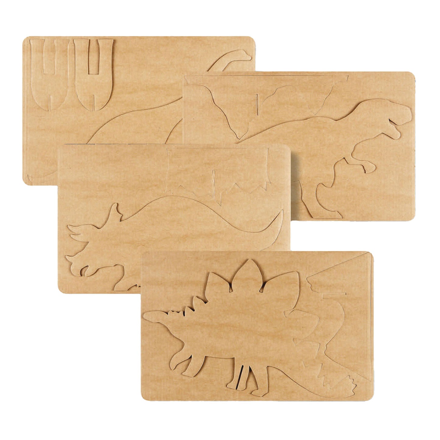 Playmais Dino Decorating Cards, 4st.